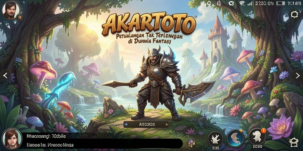 Screenshot gameplay AKARTOTO menampilkan aksi petualangan yang seru.