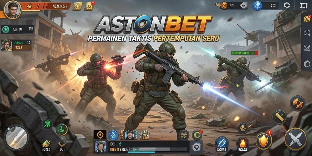 Gameplay ASTONBET yang mendebarkan dengan aksi TPS yang intens.