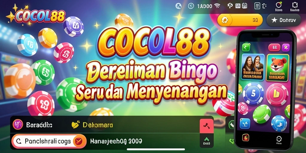 Tampilan gameplay Bingo yang menarik di COCOL88.