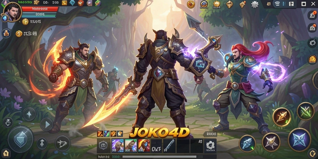Tangkapan layar dari gameplay menarik JOKO4D yang penuh warna.