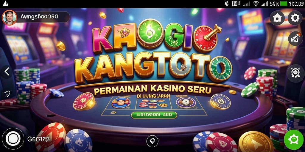 Screenshot KANGTOTO menampilkan gameplay Kasino seru dan menarik.