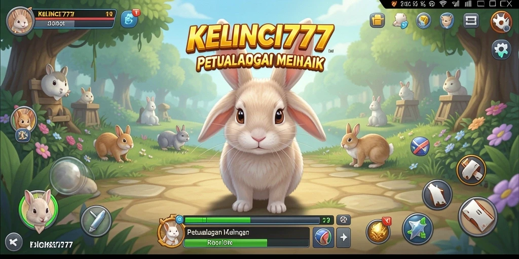 Tampilan screenshot KELINCI777 dengan gameplay menarik kelinci.