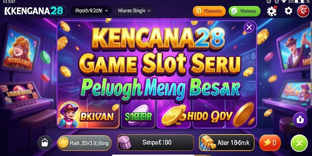 Tampilan menarik dari gameplay KENCANA28 di slot yang seru.