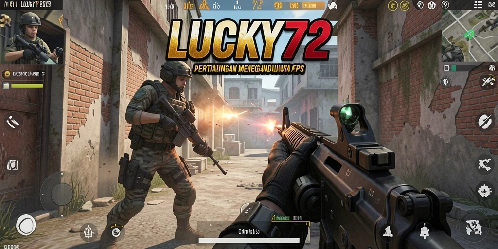 Gameplay seru dari LUCKY72 di arena FPS.