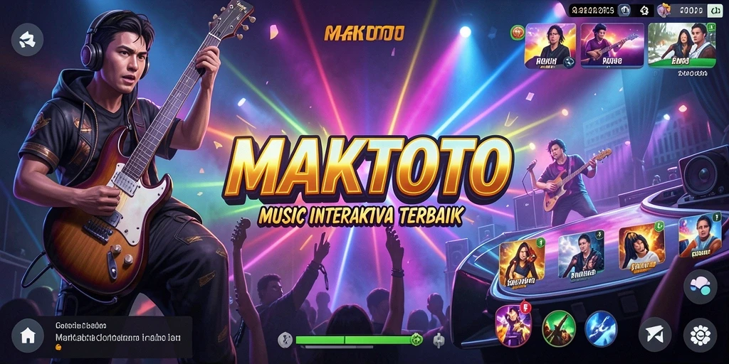 Tampilan gameplay MAKTOTO yang dinamis dan interaktif.