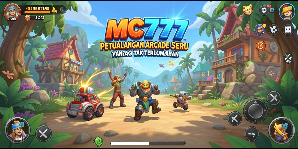Tampilan gameplay seru dari MC777 dengan berbagai tantangan yang menunggu.