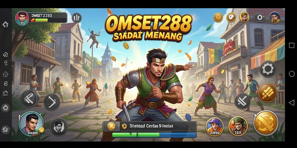 Tampilan strategis dari gameplay OMSET288 yang intens.