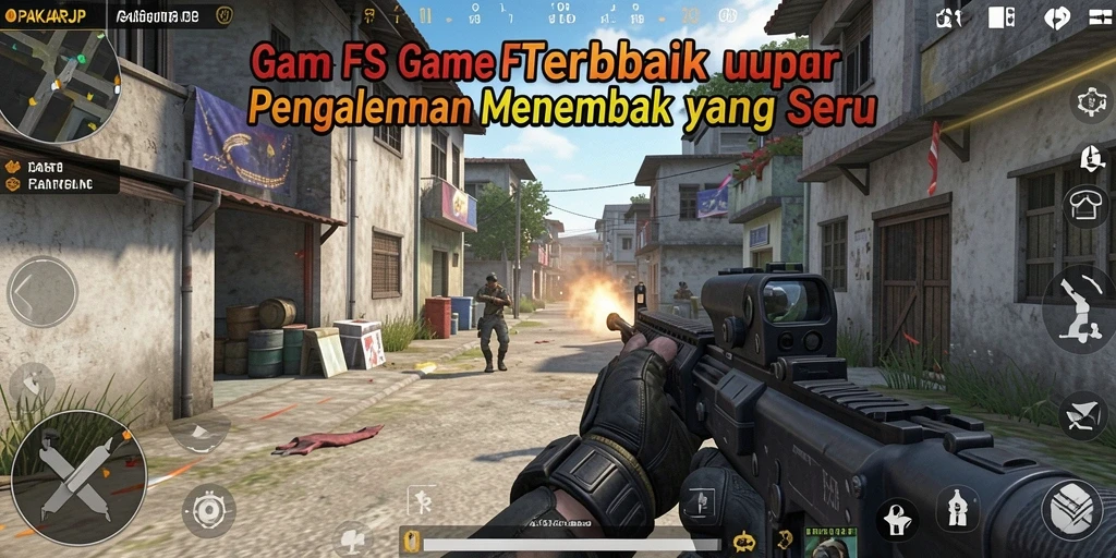 Gameplay intens PAKARJP dengan aksi menembak yang seru.