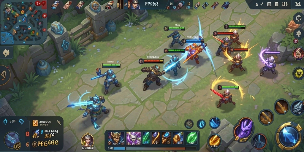 Gameplay menarik dalam PGG68 saat pertarungan tim berlangsung.