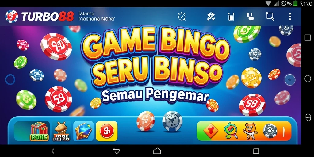 Tampilan gameplay seru di TURBO88 saat bermain Bingo.